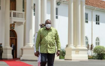 President Uhuru Kenyatta on May 1, 2021.