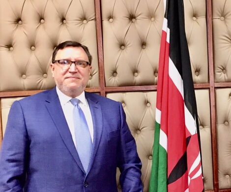 Ukraine's Ambassador to Kenya, Andriy Pravednyk 