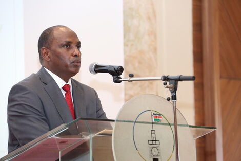 Treasury CS Ukur Yattani speaking at Ole Sereni on Wednesday, August 26, 2020