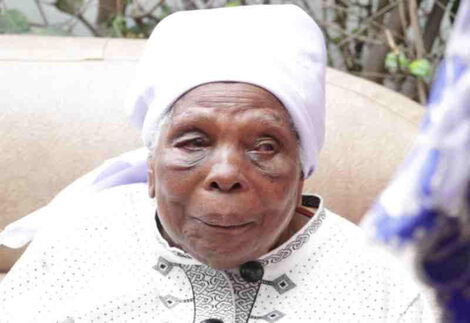 Undated photo of Dedan Kimathi's widow Mukami Kimathi