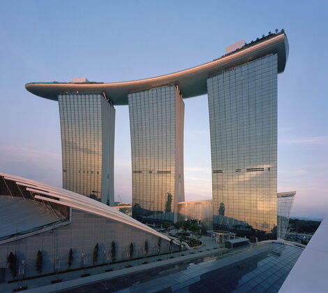 Undated photo of Marina Bay Sands in Singapore