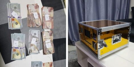 Items recovered from suspected money launders by DCI on Thursday night, September 2, 2021