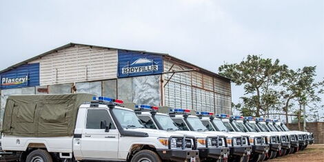 A fleet of the vehicles leased during the event on November 5,2021