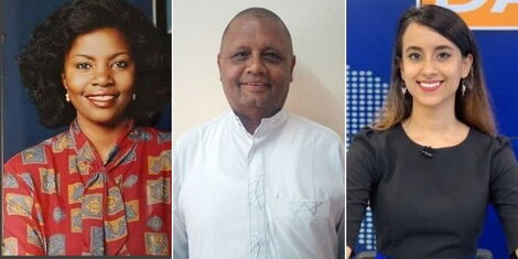 Left to right: Veteran News anchors Catherine Kasavuli, Badi Muhsin and former K24 TV anchor Shiksha Arora.