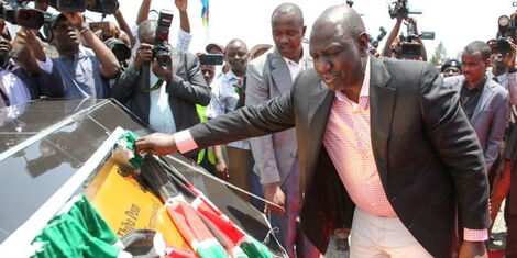 President William Ruto commissions Thiba Dam on October 15, 2022