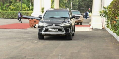 William Ruto's Lexus LX 570 KCU 192H