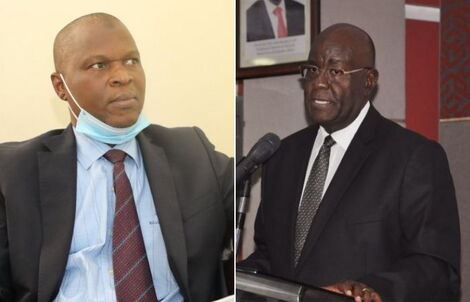 High Court Judges Said Juma Chitembwe (left) and Aggrey Muchelule
