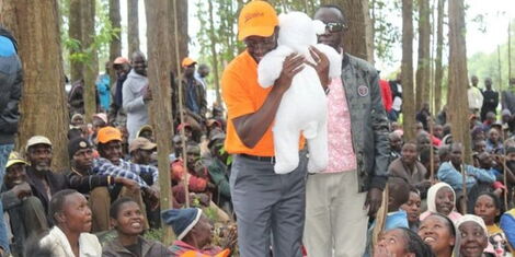 An image of Kitutu Masaba MP Clive Gisairo during the 2022 campaign period