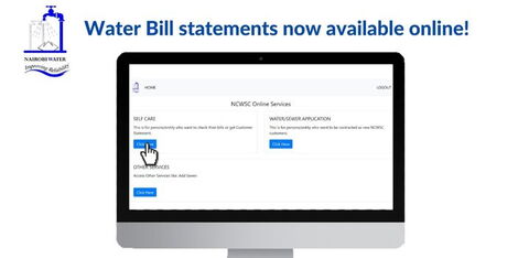 A photo illustration of the water statement billing system by NAWASCO