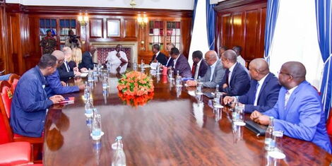 Ruto with IMF Delegation 