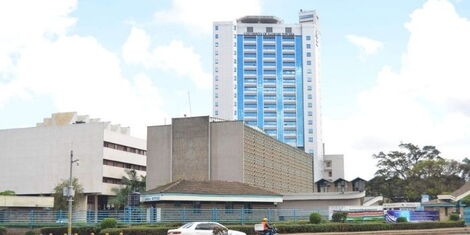 An image of the University of Nairobi (UoN) towers in Nairobi County.