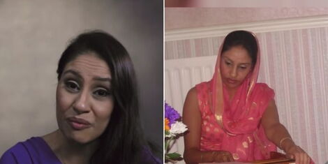 A collage image of Harkirat Kaur Assi