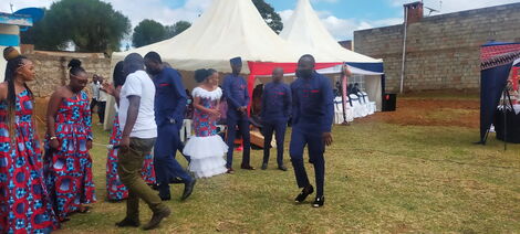 British Broadcasting Corporation (BBC) anchor Victor Kiprop married his girlfriend in a colourful ceremony on Saturday, November 27, 2021.