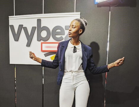Vybez Radio Presenter Sheila Kwamboka.