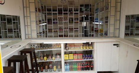 File image of a wines and spirits retail shop