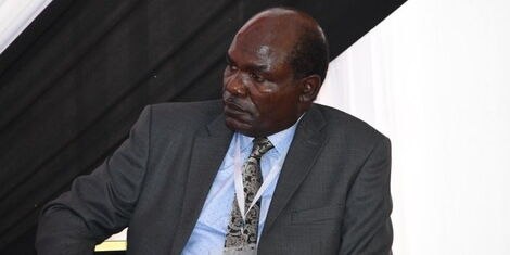 IEBC President Wafula Chebukati at the Constitutional Commissions and Independent Offices (CCIO) on April 13, 2022.
