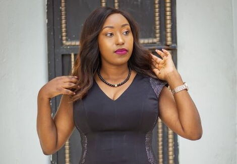 Inooro TV news anchor, Winrose Wangui poses for a photo on August 14, 2019. 