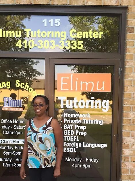 File photo of Julie Weche Owner of Elimu Tutorial Center in Baltimore US