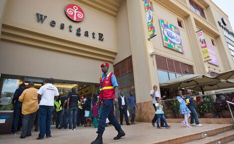 People going about their day to day activities outside the Westgate Mall.
