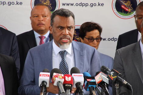 Director of Public Prosecutions Noordin Haji addresses the media on Thursday, March 5, 2020.