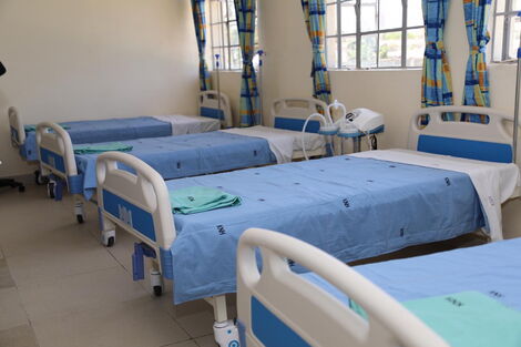 Hospital beds at a Coronavirus isolation and treatment facility in Mbagathi District Hospital on Friday, March 6, 2020.