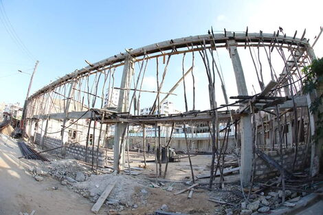 Ongoing Construction at Kongowea Martket