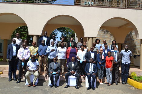 EACC officials at the Ethics training Workshop