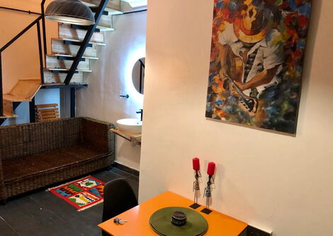 the interior of the Truck House in Machakos.