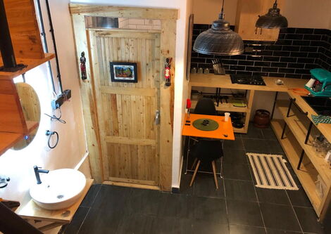 the interior of the Truck House in Machakos.