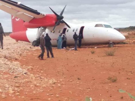Passenger plane crash-landed at Burahache Airstrip on Wednesday, July 21 2021