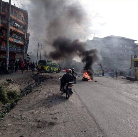 Protests in Kayole, Nairobi