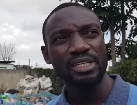 Oloo during an interview in December 15