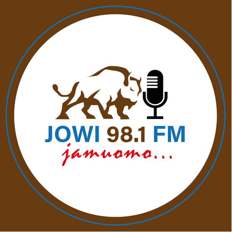 The logo of Jowi FM- a radio station owned by Captain David Bondo and John Odingi. 