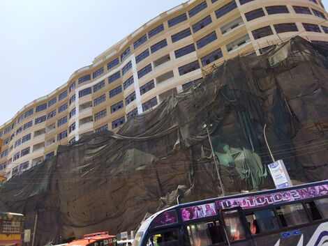 A building at Overseas Trading Company (OTC) along Ronald Ngala street in Nairobi County.