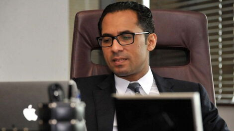 Tanzanian Billionaire Mohammed Dewji at his office. 