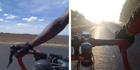 Jack Osiro shares a photo of his journey to Kisii