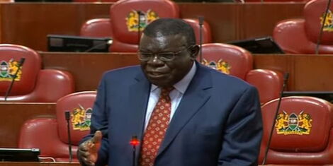 Kwanza MP Ferdinand Wanyonyi presenting a motion at the floor of the National Assembly on Wednesday, November 16, 2022.