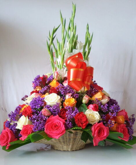 A bouquet of flowers