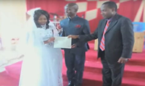 Couples Beat Cs Kagwe S Orders To Hold Church Wedding Video Kenyans Co Ke