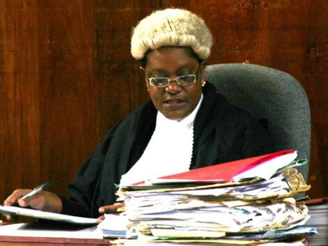 File image of Justice Abida Ali Aroni