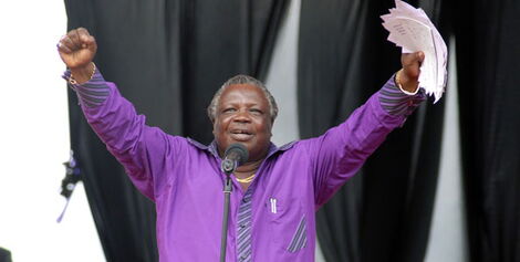 COTU Secretary General Francis Atwoli during a past Labour Day celebration