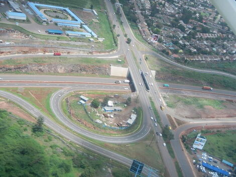 A picture of the Langata Road, Southern Bypass Interchange.