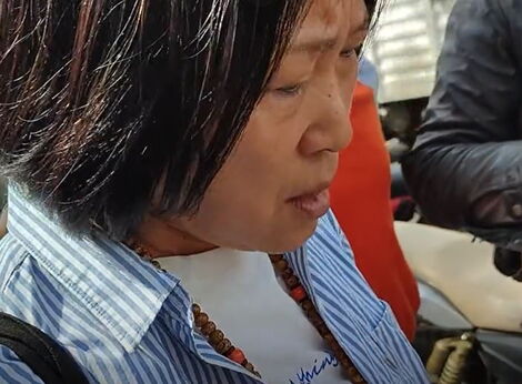 Chinese ladies pleading for money, spotted at Yaya Centre on Friday, June 3, 2022 