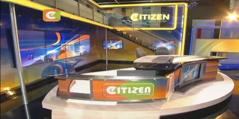 A studio at Citizen TV located in Kilimani, Nairobi.
