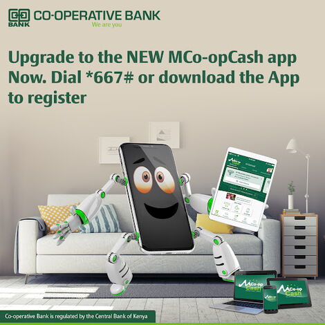 Lipa bills, check account balances, get instant loans directly from your account in the NEW upgraded MCo-opCash app