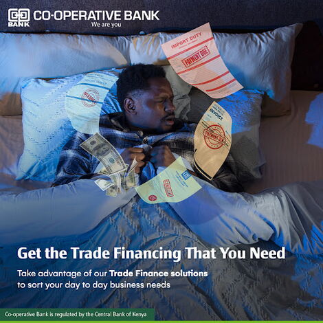 Co-op Bank offers tailor-made Trade Finance solutions to ensure your business keeps going!