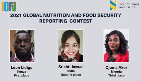 An image of Leon Lidigu(left), Srishti Jaswal(middle) and Ojoma Akor(right) dated Wednesday, October 20