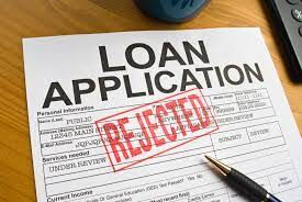An image of a rejected loan application.