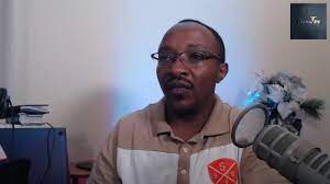 Captain Njoroge wa Njeri speaking during a live broadcast in Boston in August 2020.