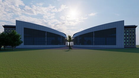 Artist's impression of the Dr Ida Odinga Library Research Innovation and Resource Centre